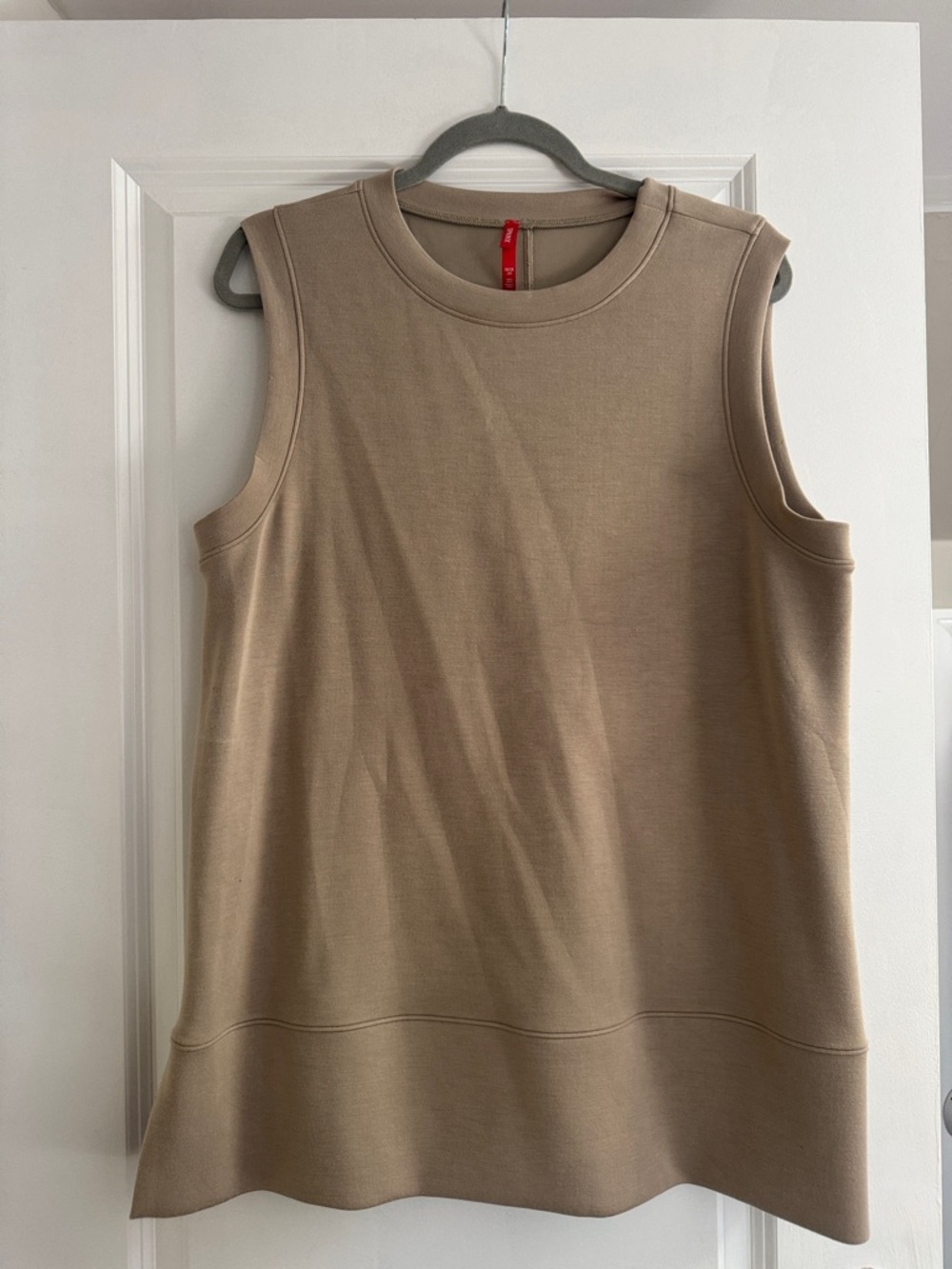 Sleeveless Tank Top in Taupe - Women